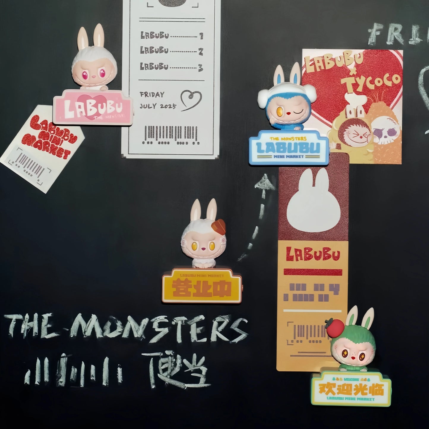 The Monsters Wacky Mart Series-Fridge Magnet Blind Box
