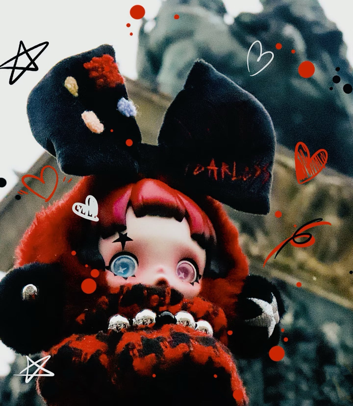 SKULLPANDA Plush-6kHz, Italy Limited