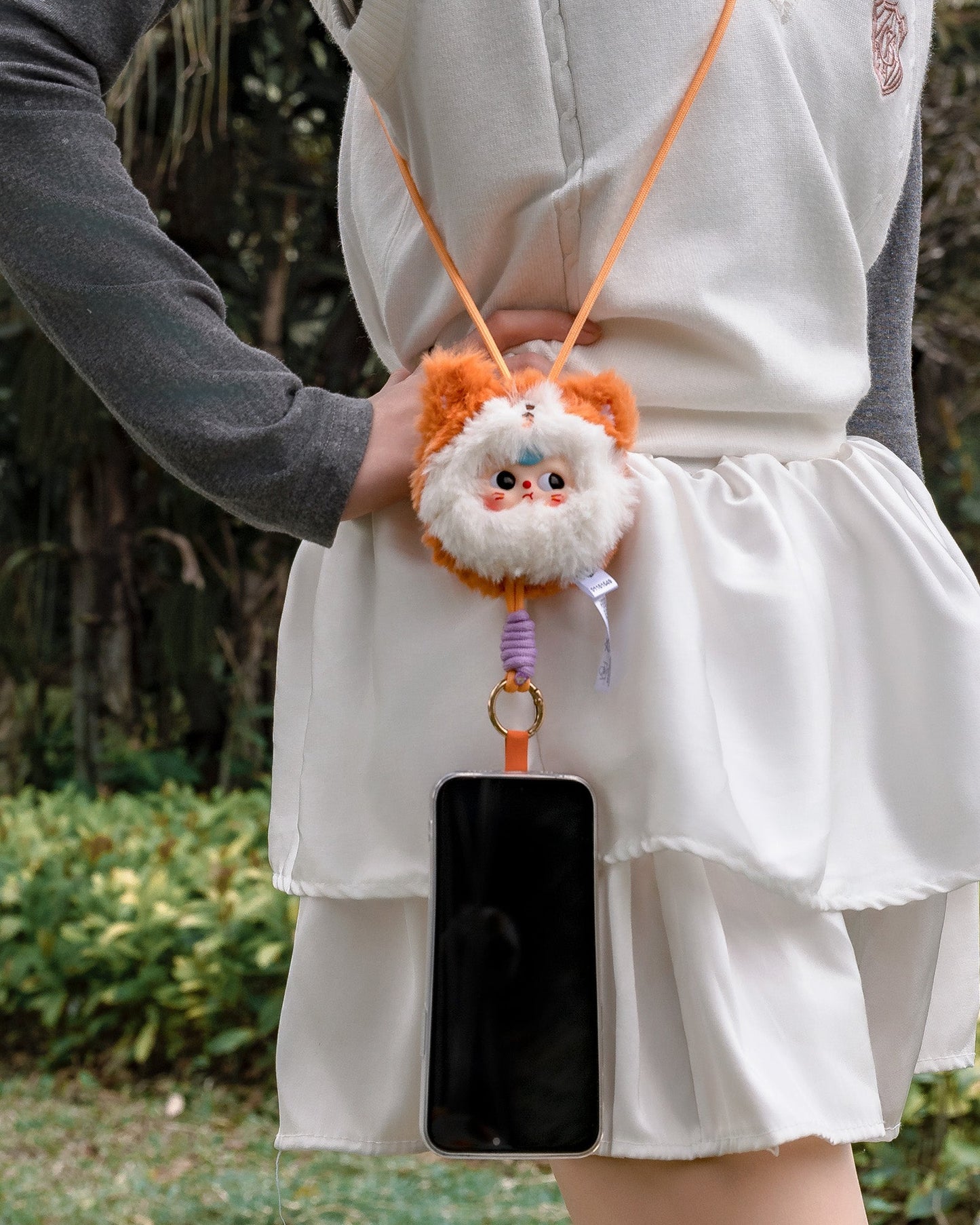 Baby Three Mobile phone lanyard plush blind box