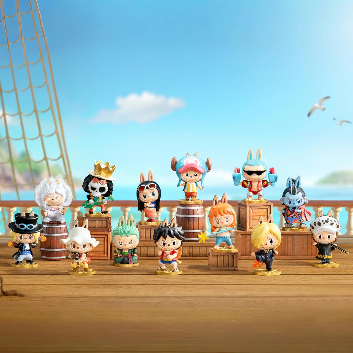 The Monsters × One Piece Series Figures Blind Box