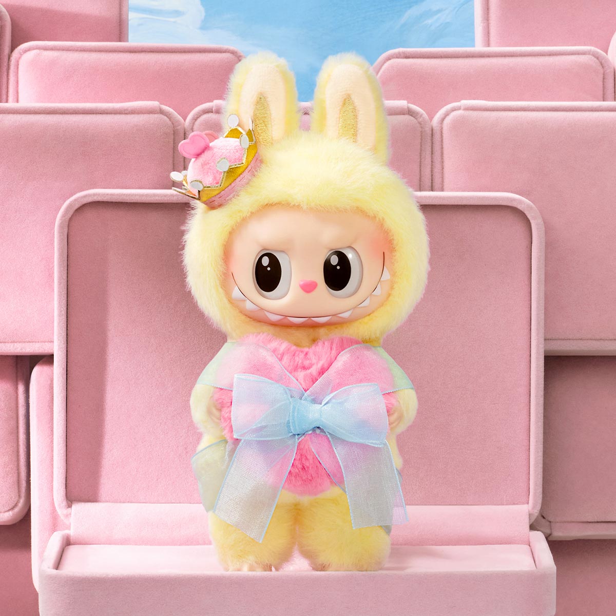 The Monsters Labubu Let's Checkmate Series Vinyl Plush Hanging Card