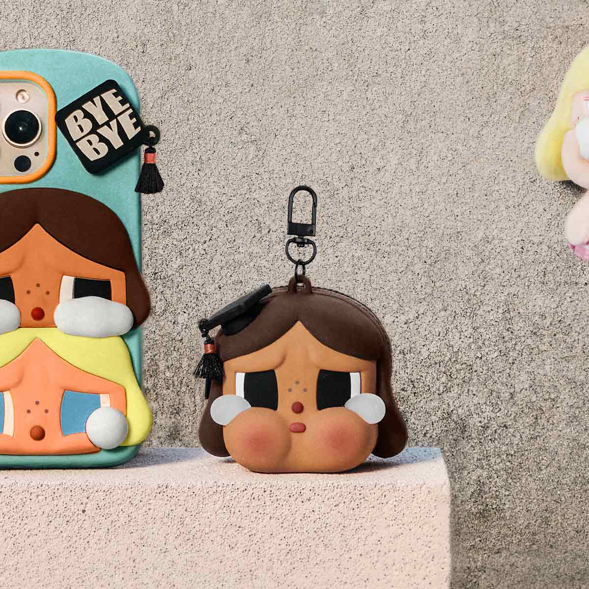 POPMART CRYBABY Sunset Concert Series-Earphone case