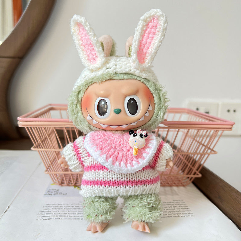 Traje de suéter de Navidad Labubu