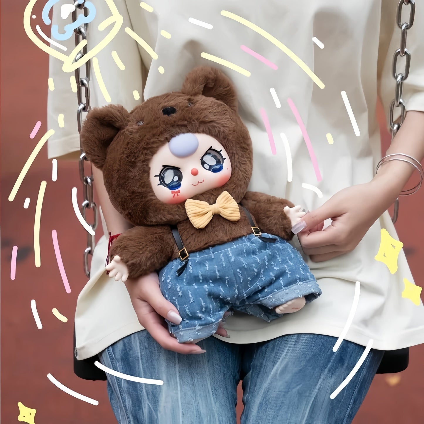 Baby Three-400% V3 Plush Dolls, Blind Box