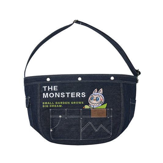 THE MONSTERS FALL IN WILD SERlES-Denim Messenger Bag