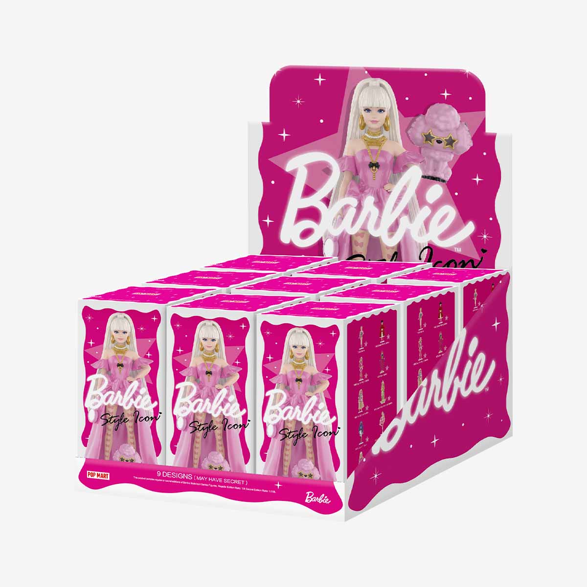 POP MART Barbie Style Icon Series Figures, Blind Box