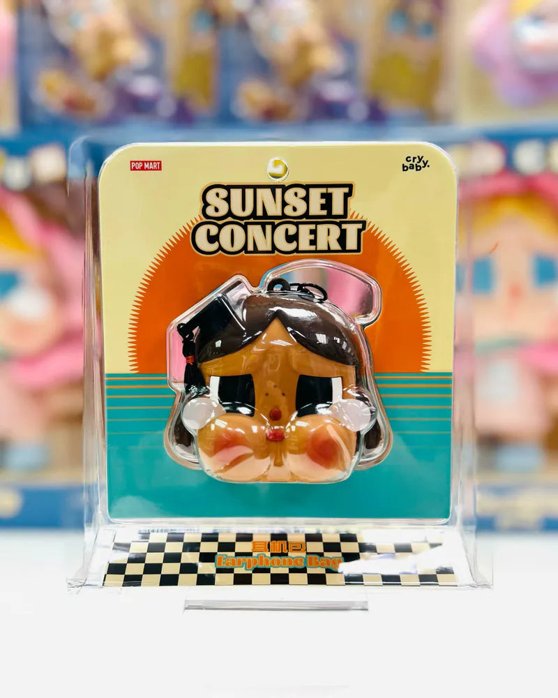 POPMART CRYBABY Sunset Concert Series-Earphone case