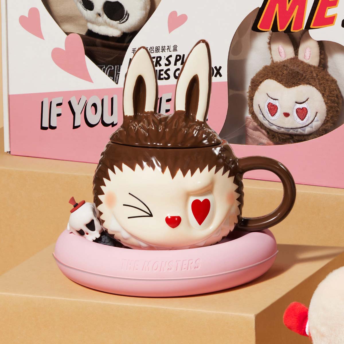 THE MONSTERS Catch Me lf YouLike Me Series-Ceramic Cup