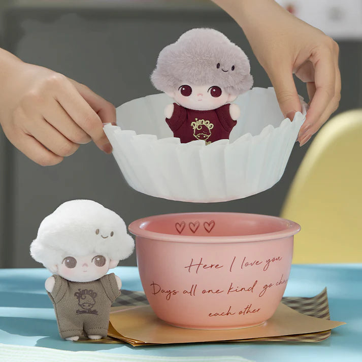 DIMOO Crush on Coffee Muñecas de Llavero de Caja Ciega de Peluche Suave