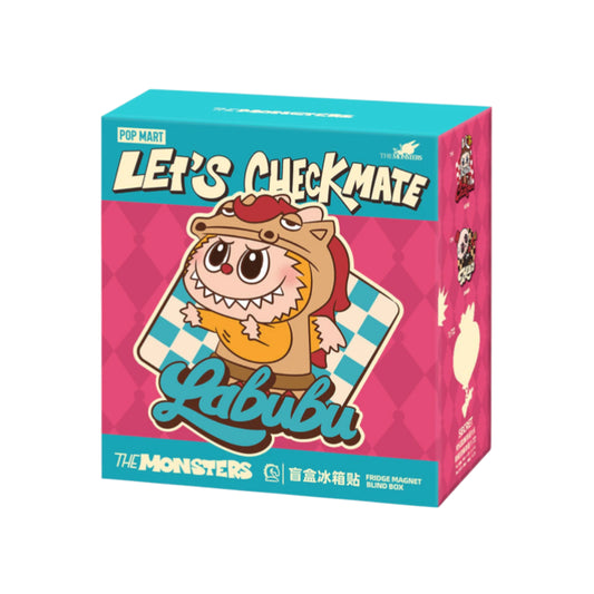 The Monsters Mischief Diary Series Figures Let's Checkmate Series Fridge Magnet Blind Box