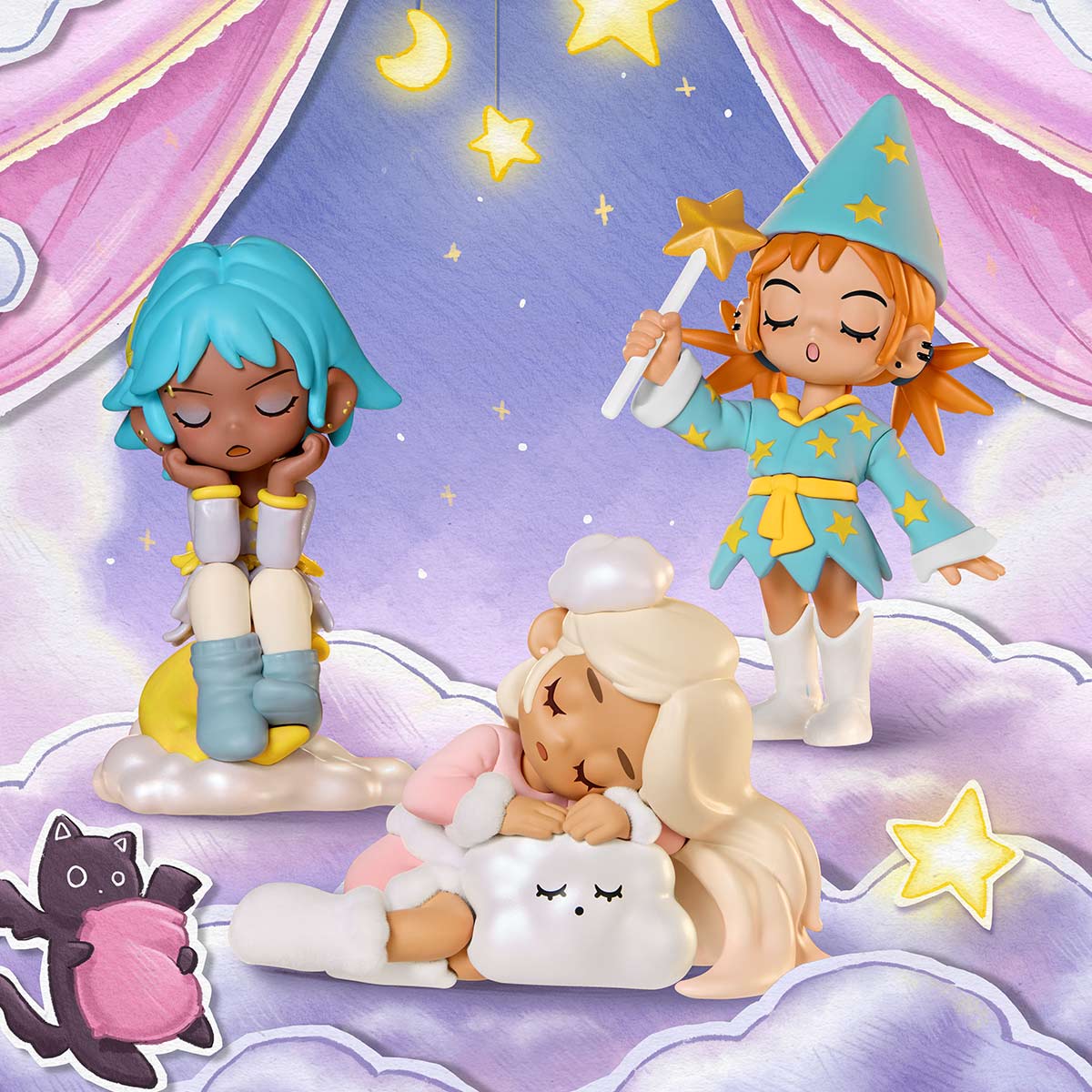 Lil Peach Riot Sleepover Series Figures