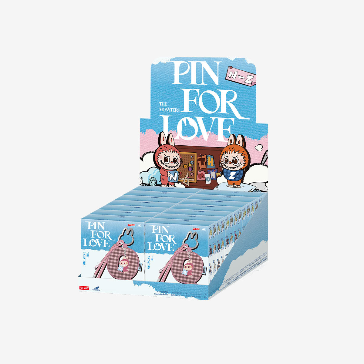 THE MONSTERS Pin for Love Series- Letter Pendant Blind Box (N-Z)