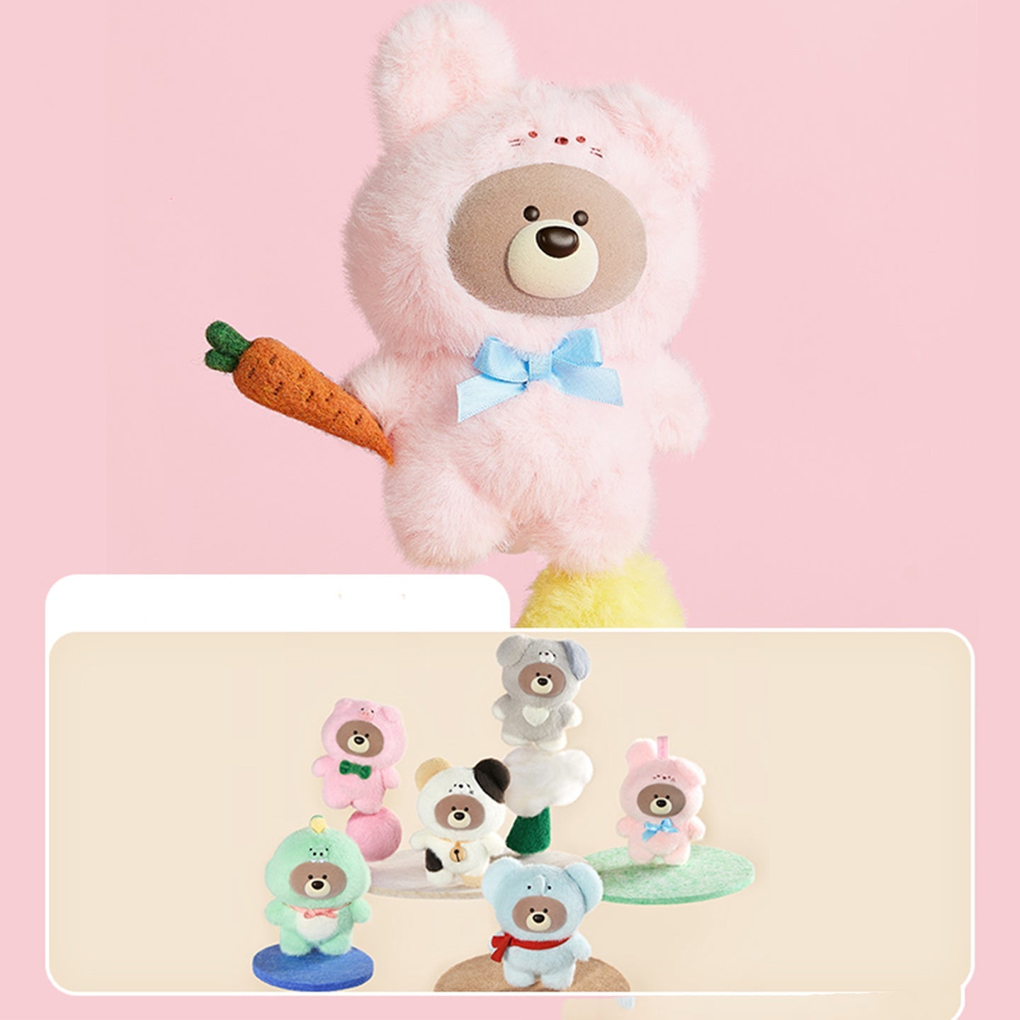 Gift Bear Animal Costume Series Plush Pendant Dolls
