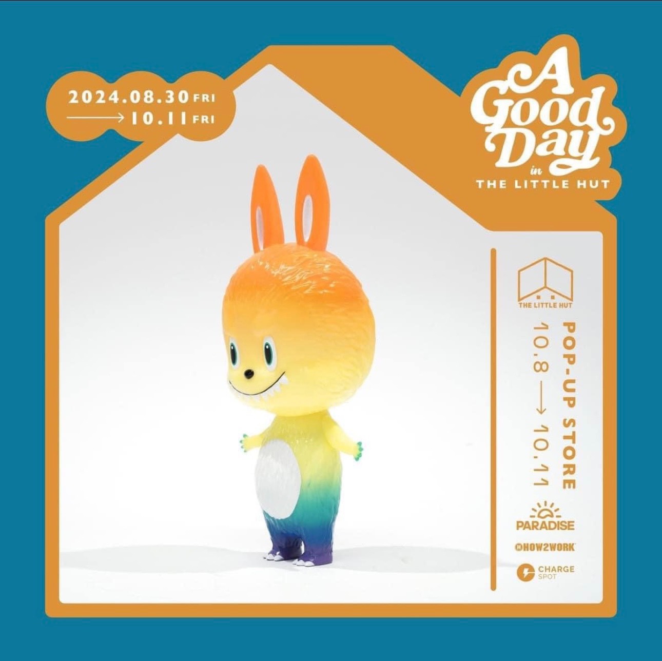 Labubu reality Taipei 2024 the little hut limited edition / Singapore 2024 PTS limited edition