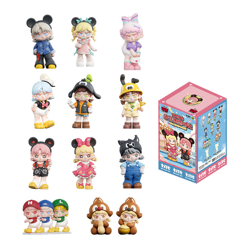 DISNEY DORA Loves Mickey Series Figures Blind Box