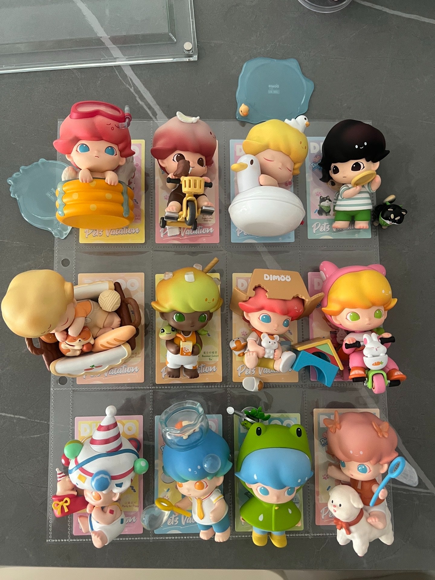 DIMOO Pet Vacation Series Blind Box (Whole Set Opened)