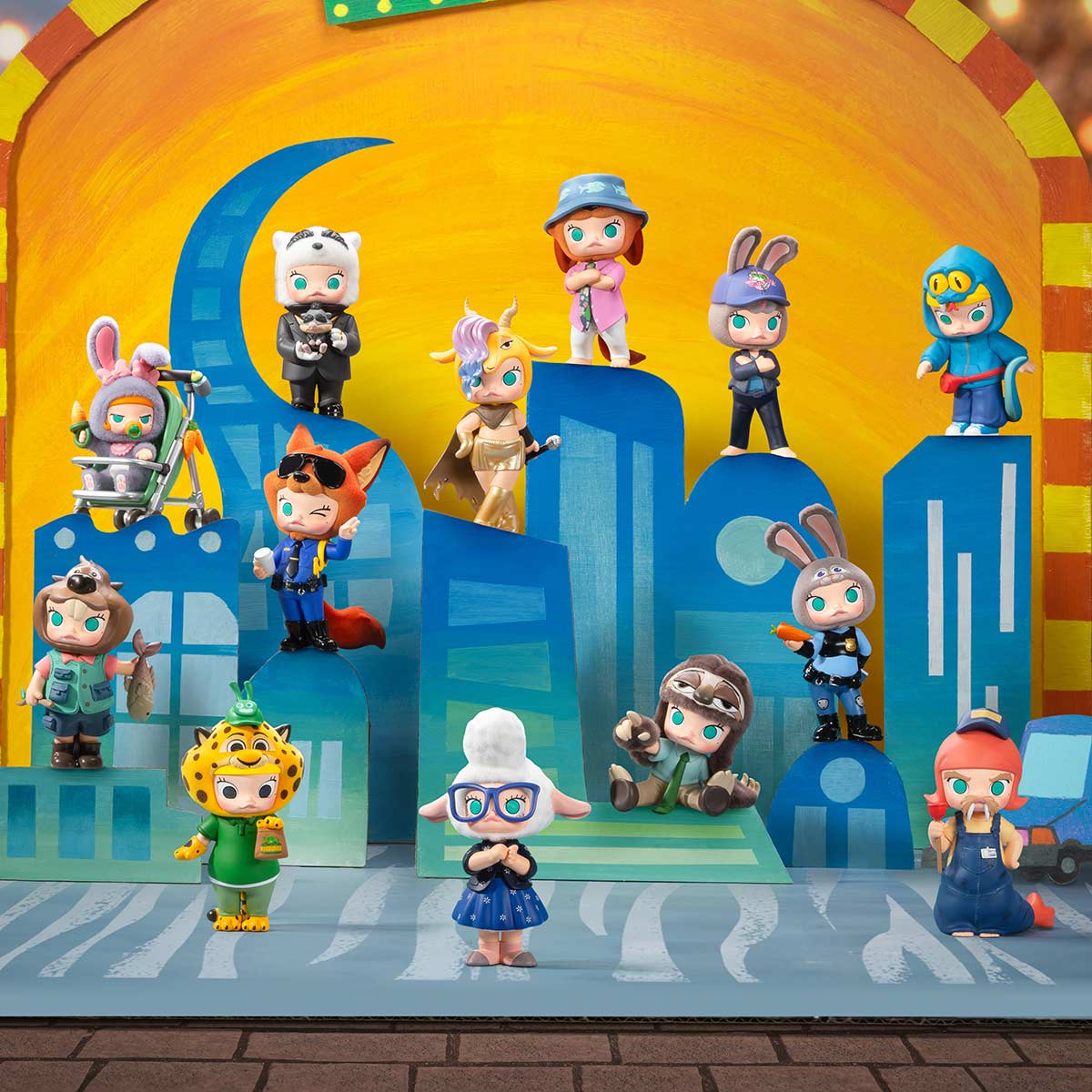 MOLLY × Zootopia Co-branded Series Figures