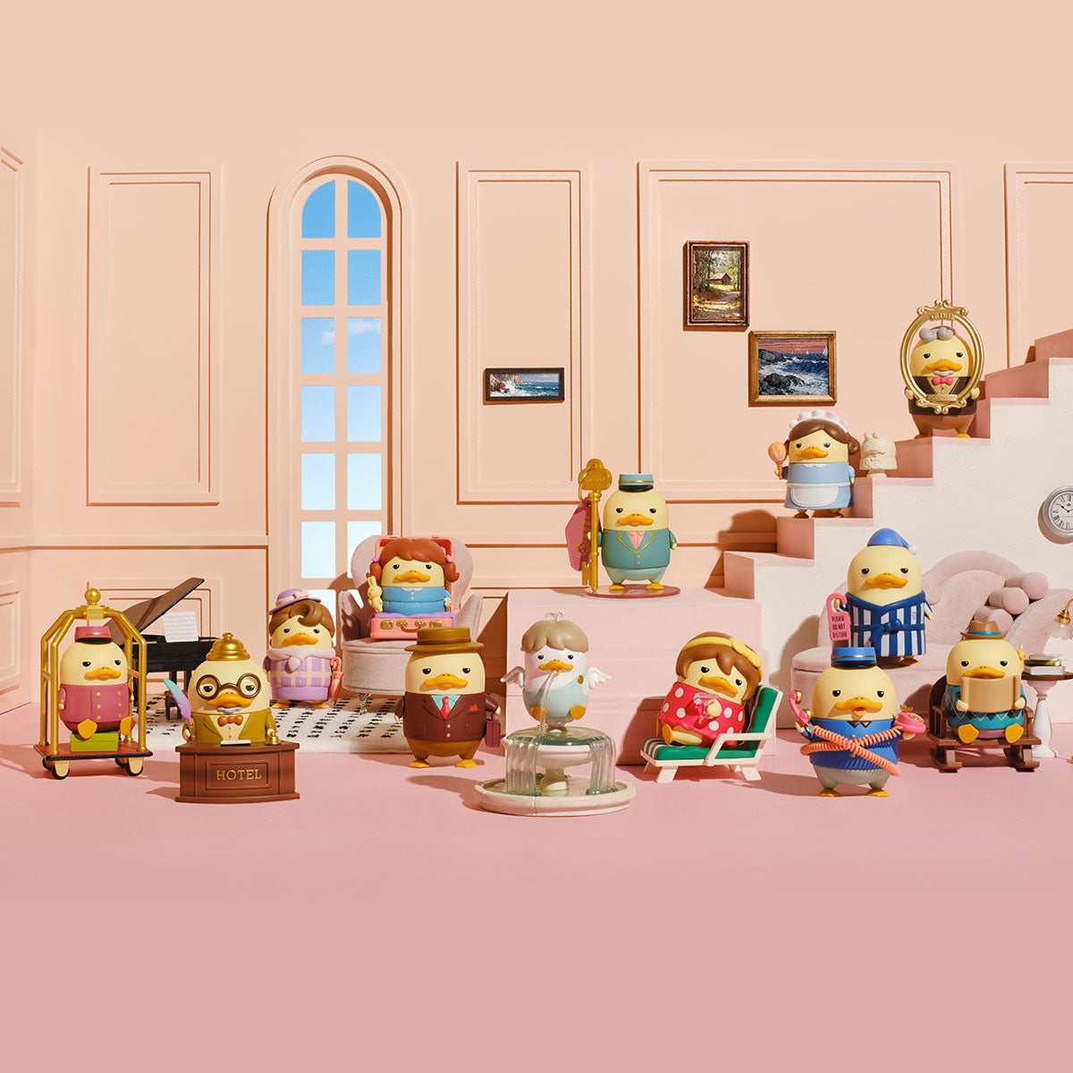 The Grand DUCKOO Hotel Series Figures