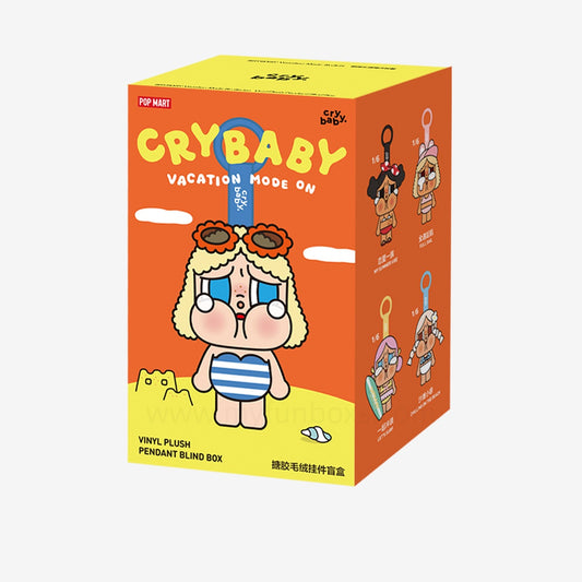 CRYBABY Vacation Mode On Series-Vinyl Plush Pendant,Blind Box (PRE-ORDER)