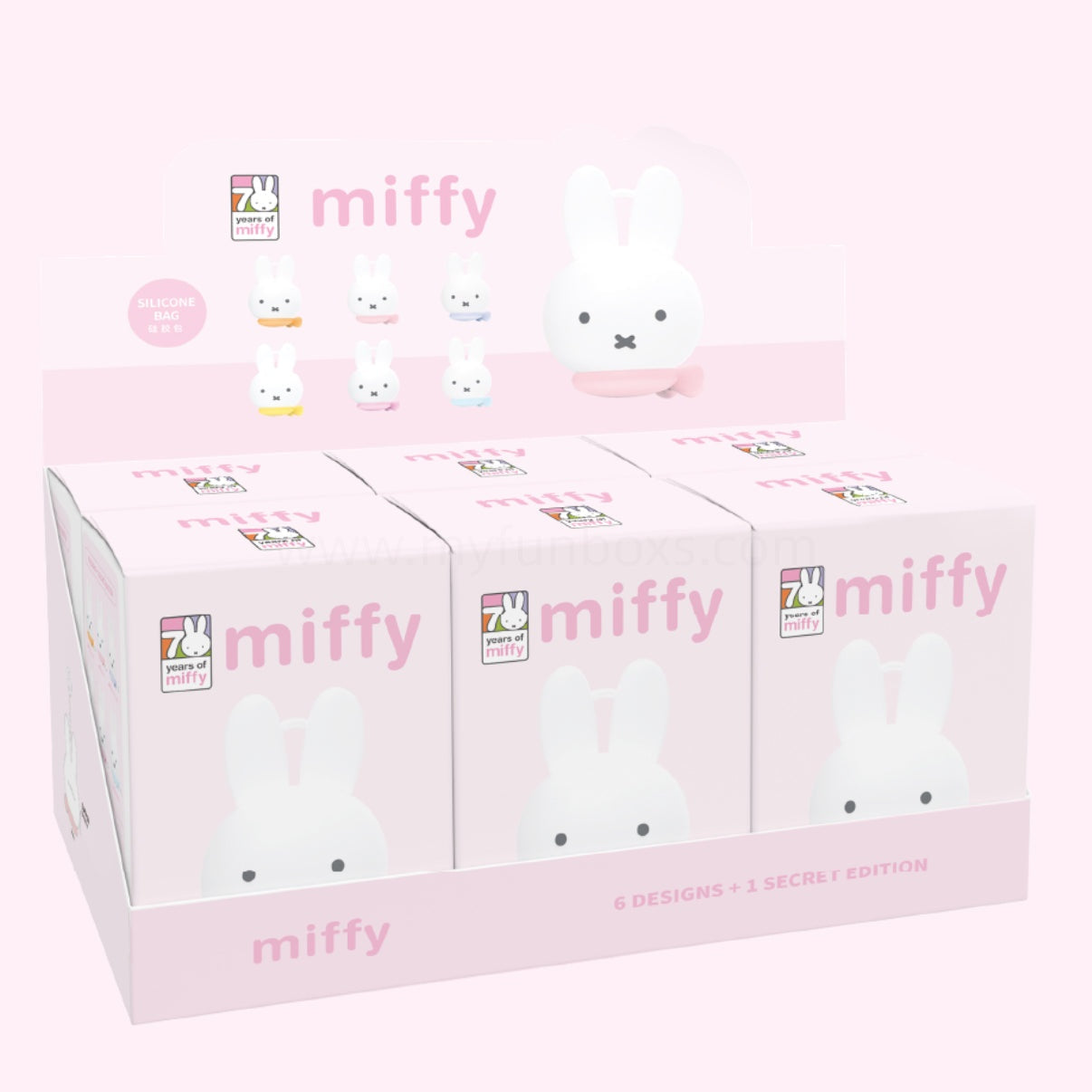 Miffy Silicone Bag Series Figures Whole Set(6 Boxes)