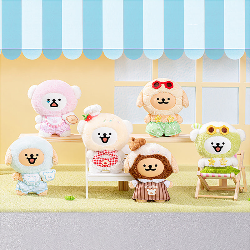 Maltese Colorful Daily Life Series Plush Pendant Dolls(PRE-ORDER)