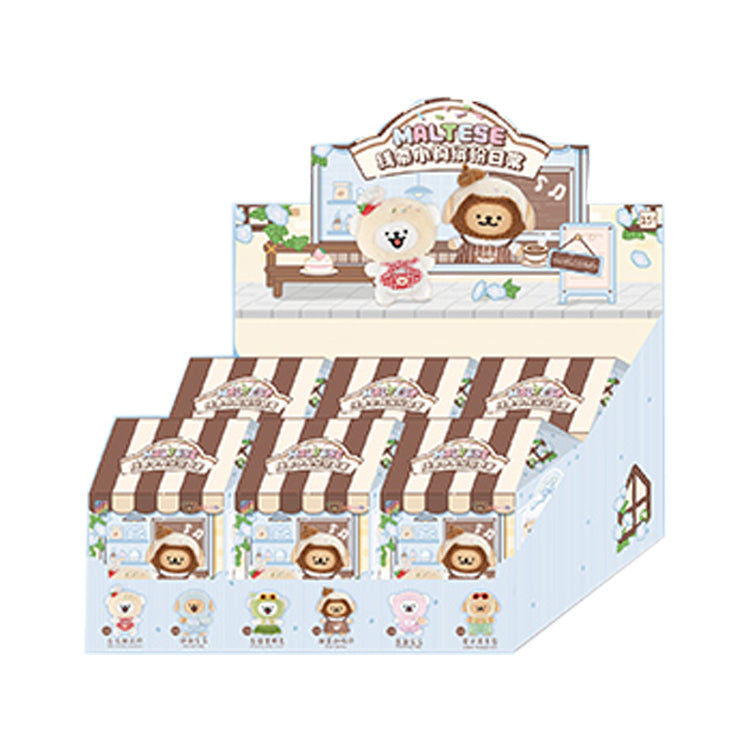 Maltese Colorful Daily Life Series Plush Pendant Dolls(PRE-ORDER)