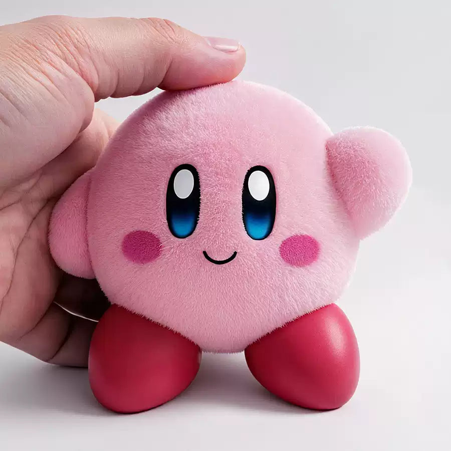 Kirby flocked figure