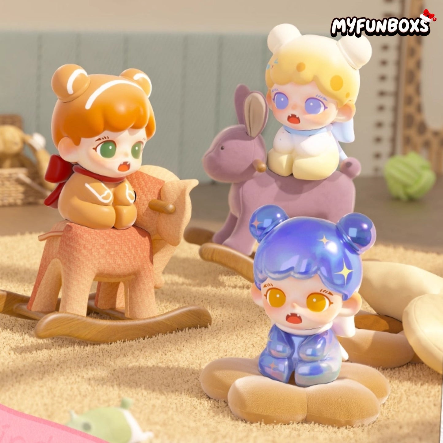 Zoraa Tiny Kindergarten Mili Series Mini Beans Figures