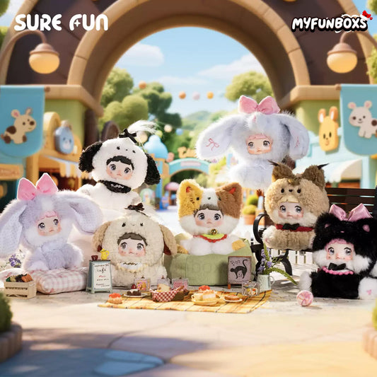 Nommi Sitting Zoo Series Vinyl Plush Keychain Blind Box