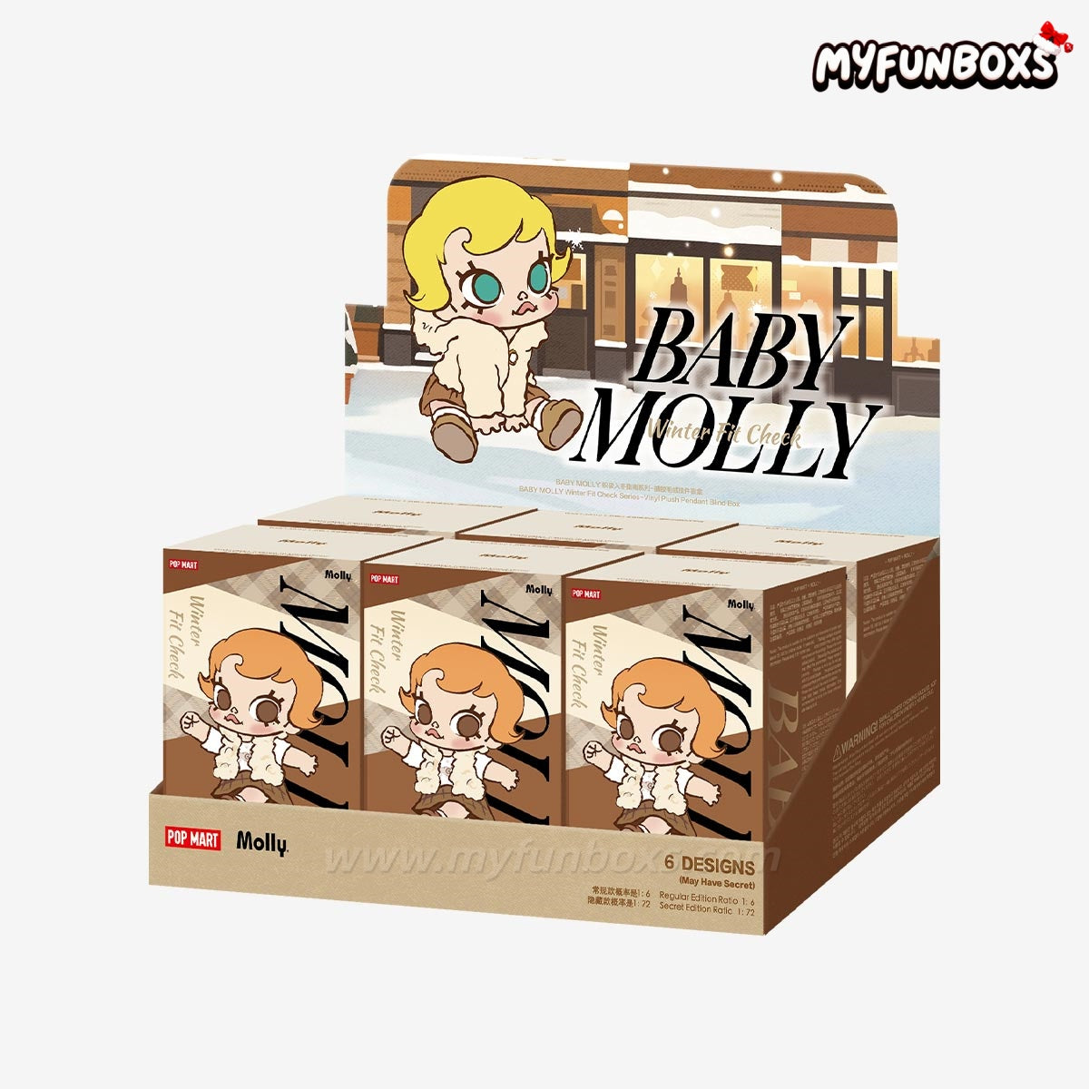 Baby Molly Winter Fit Check Series-Vinyl Plush Blind Box