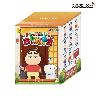 CRAYON SHINCHAN Retro Daily Life Series Figures Blind Box