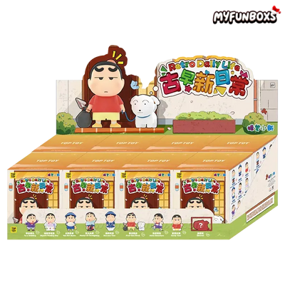 CRAYON SHINCHAN Retro Daily Life Series Figures Blind Box