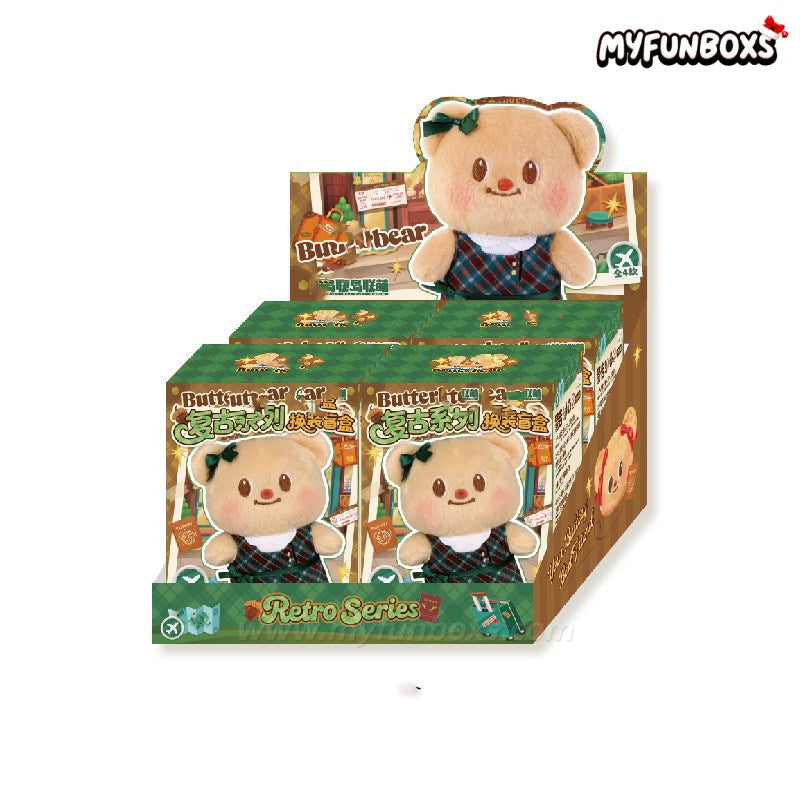 Butterbear Retro Series Dress-Up Plush Blind Box