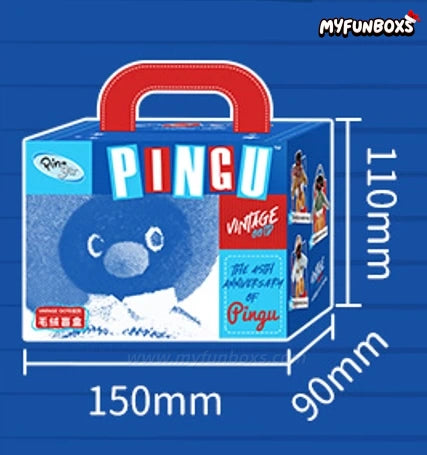Pingu 45th Anniversary Limited: VINTAGE OOTD Series Plush Blind Box 1 BOX