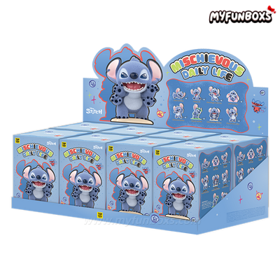 DISNEY STITCH Mischievous Daily Life Blind Box SET OF 8 BOXES(NON-REPEAT)