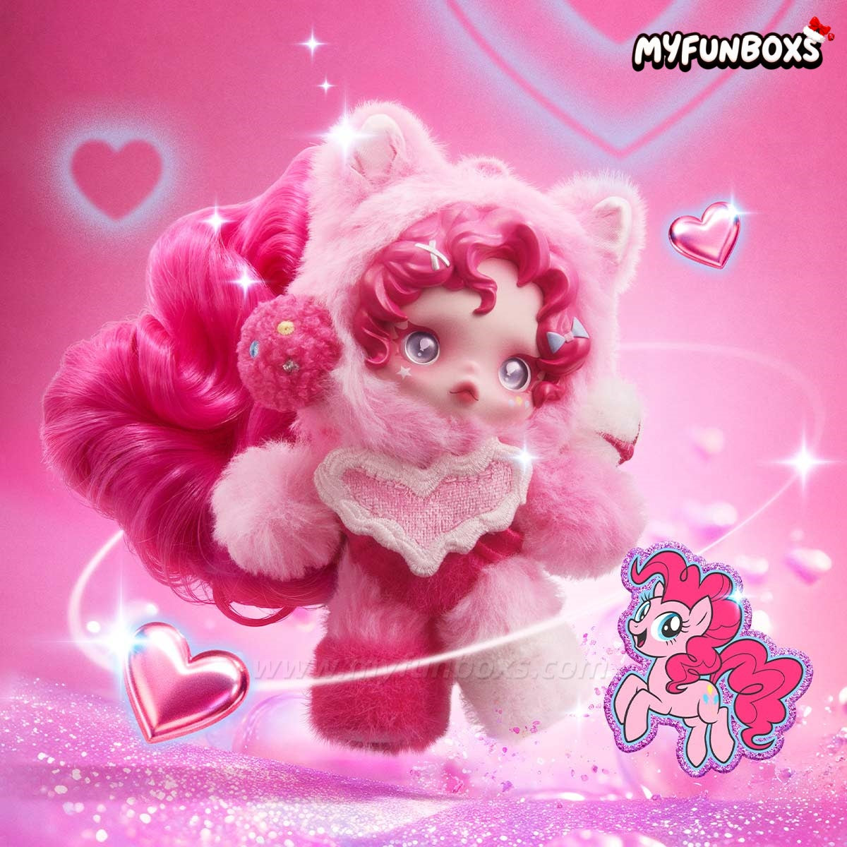 SKULLPANDA × My Little Pony Series Plush Blind Box – Myfunboxs