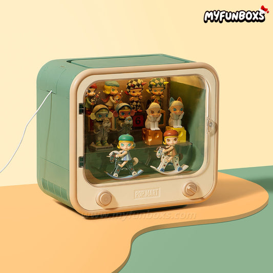 MOLLY Anniversary Statues Classical Retro Series-TV Set Luminous DisplayContai