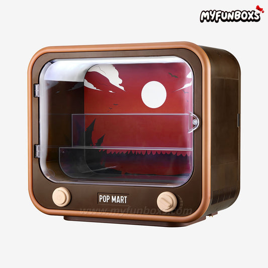 POP MART No One's Gonna Sleep Tonight Series-TV Set Luminous Display Container