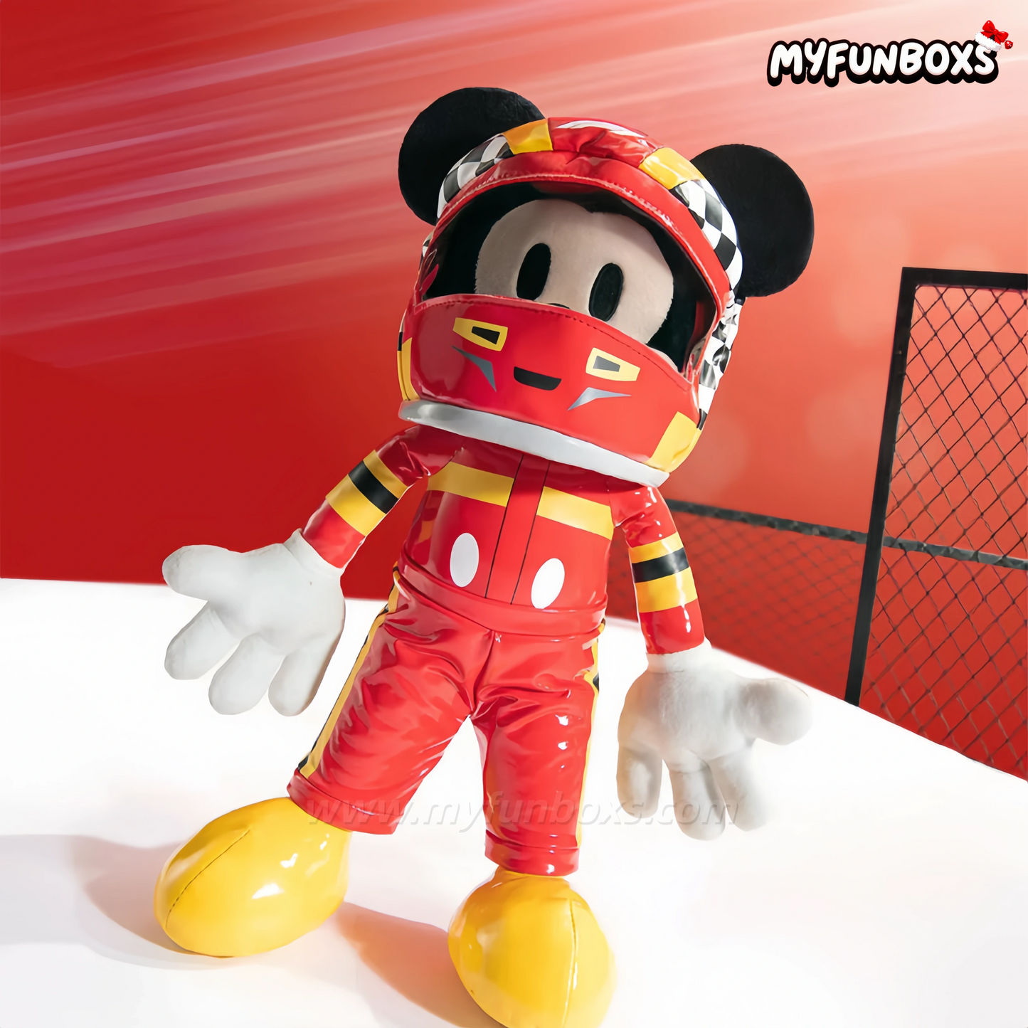 Disney × F1 Fuel the Magic Series Mickey Mouse Racing Plush