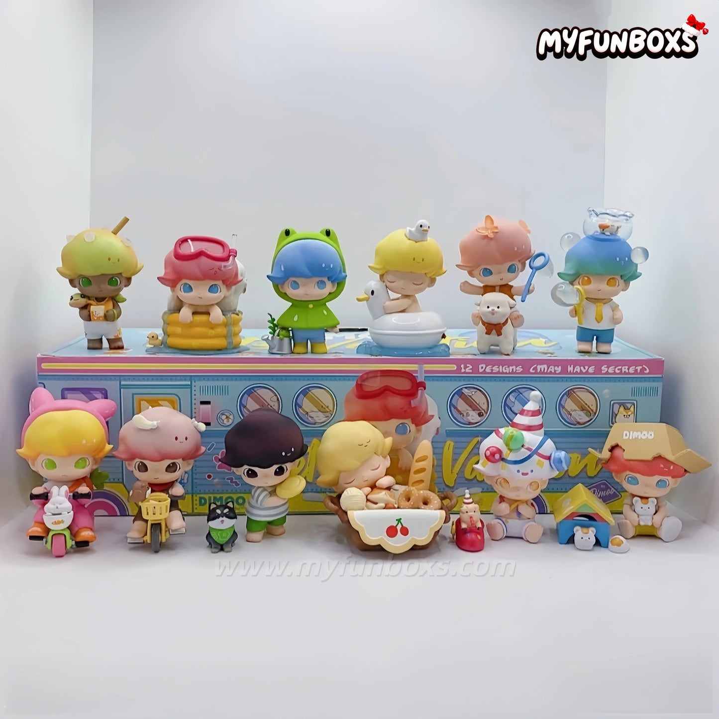 DIMOO Pet Vacation Series Blind Box (Whole Set Opened)