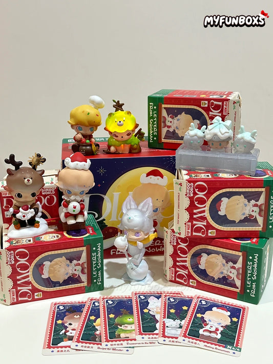 POP MART DIMOO Letters from Snowman Series Blind Box (Whole Set Opened)