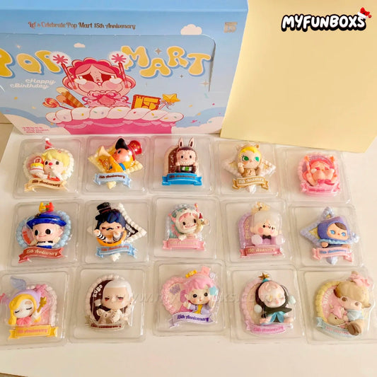 POP MART Celebrating the Moment Series Fridge Magnet Figure Blind Box (Whole Set Opened)