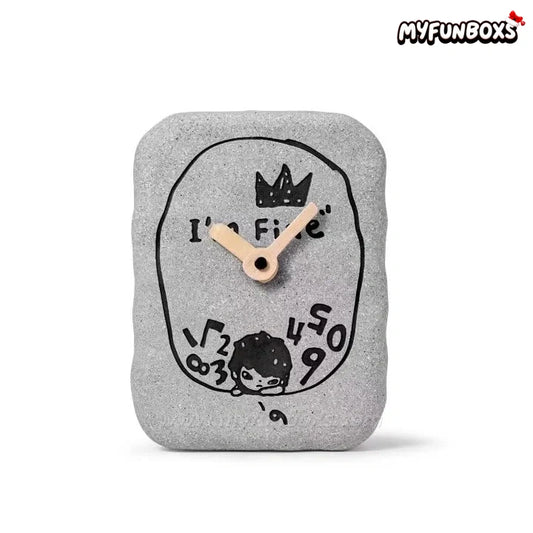 POP MART Hirono Living Wild – I’m Fine Series Cement Clock