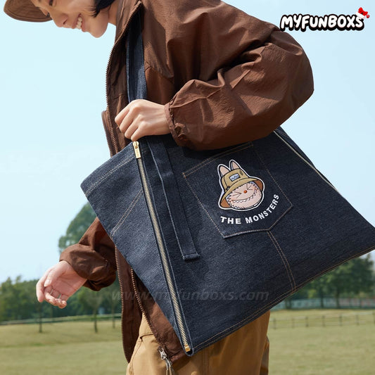 POP MART THE MONSTERS FALL IN WILD SERIES-Denim Apron Bag