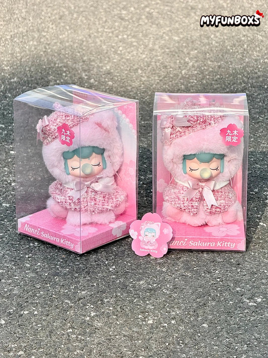 Nanci Cherry Blossom Kitten Vinyl Plush Limited Hanging Card