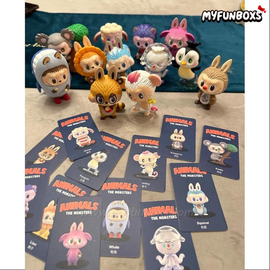 POP MART THE MONSTERS Labubu Animal Series Vinyl Figure Blind Box(Whole Set Opened)