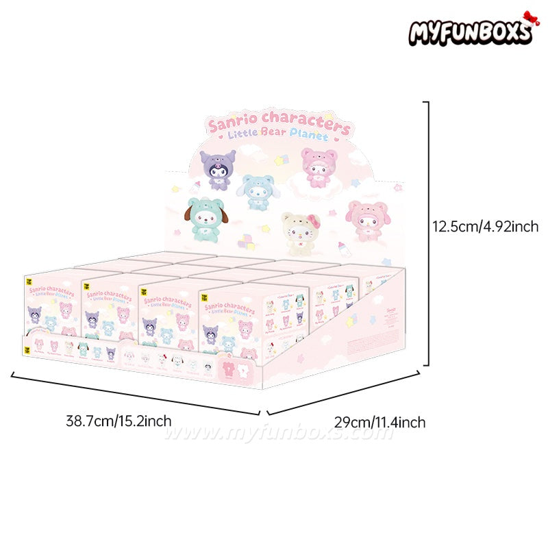 Sanrio characters Little Bear Planet Series Plush Pendant Blind Box(PRE-ORDER)