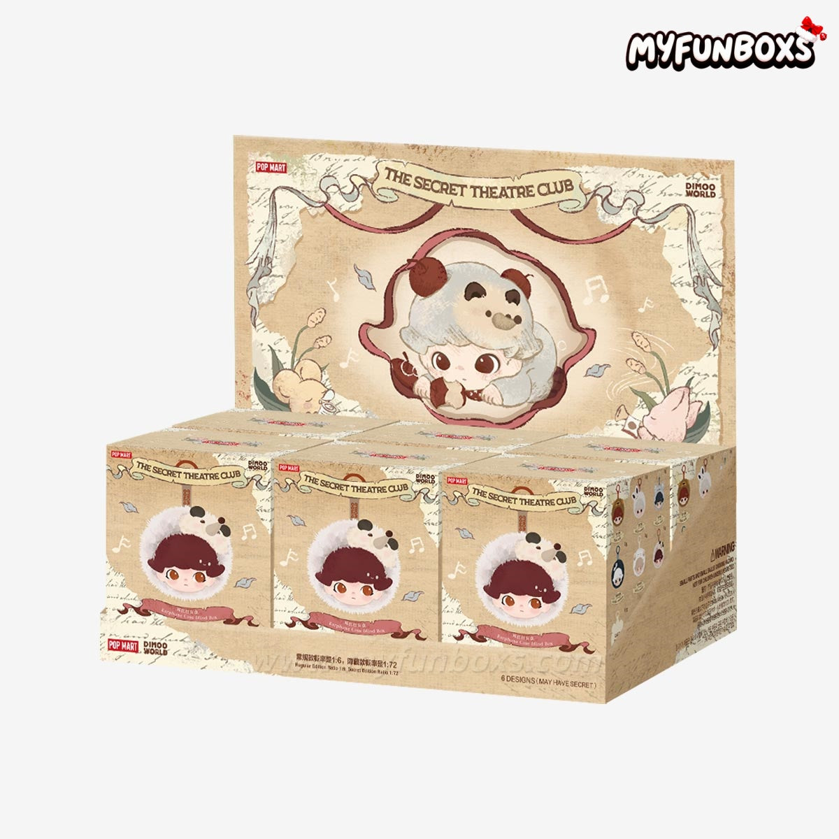 DIMOO The Secret Theatre Club Series Earphone Case Blind Box