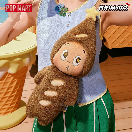 POP MART Twinkle Twinkle MOON GELATO Series-Plush Baguette Bag