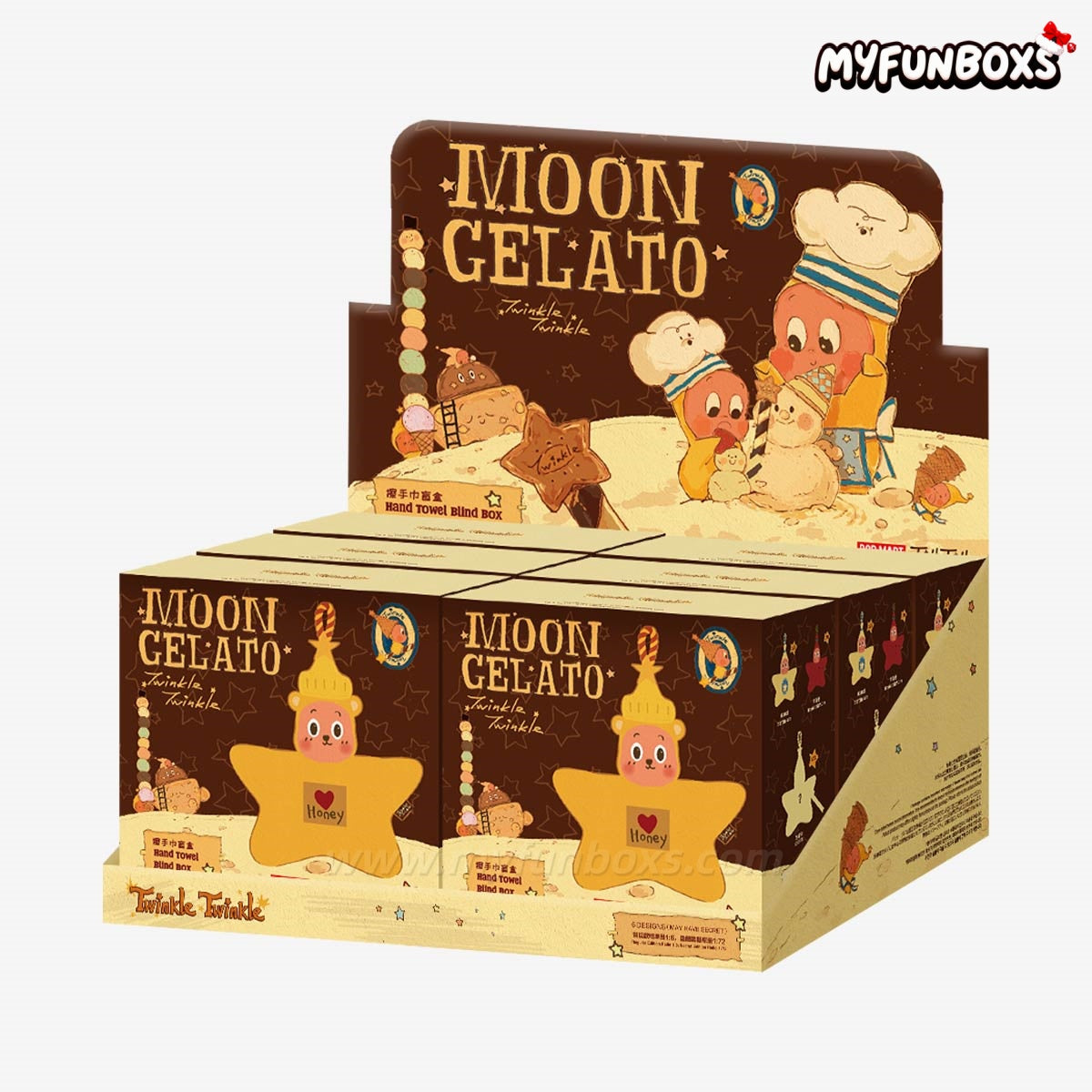 POP MART Twinkle Twinkle MOON GELATO Series-Hand Towel Blind Box